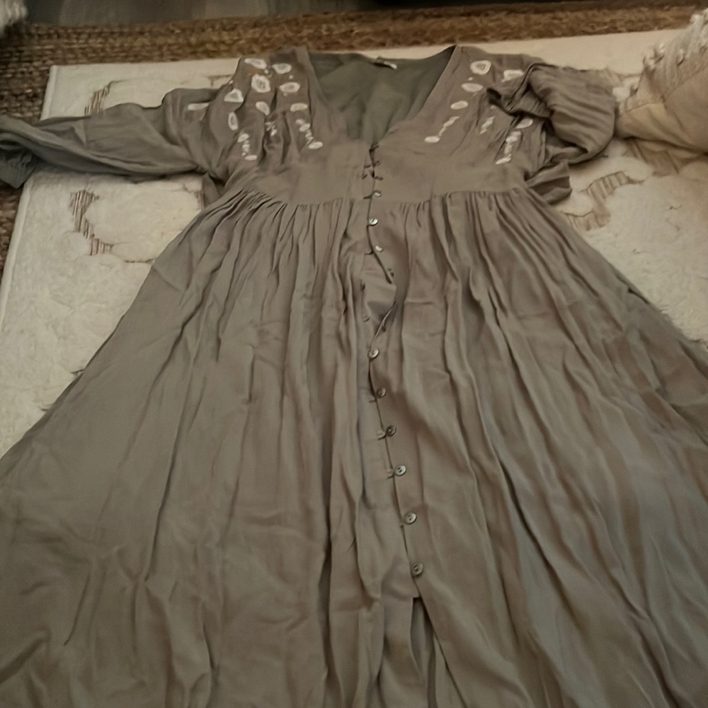 Sage green dress